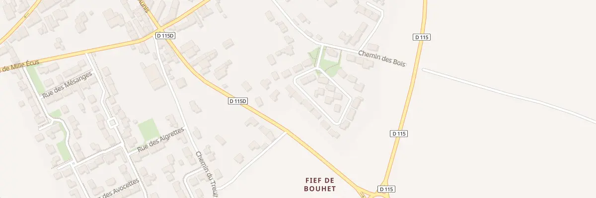 Plan du 21 Rue des Jardins Boises au Gué-d’Alleré