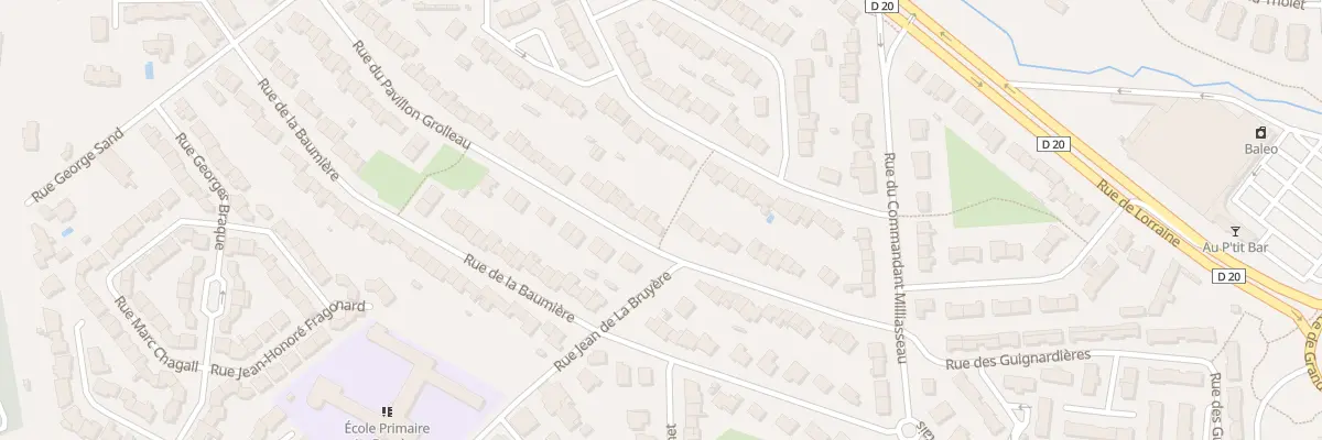 Plan du 65 Rue Pavillon Grolleau à Cholet