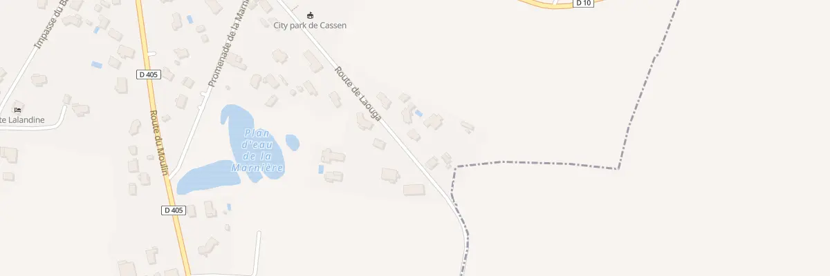 Plan du 325 Rte de Laouga à Cassen