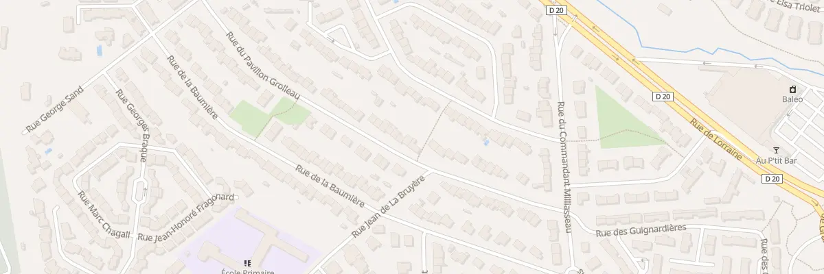 Plan du 63 Rue Pavillon Grolleau à Cholet