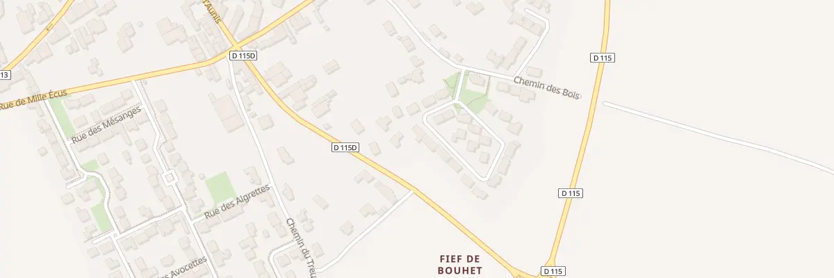 Plan du 23 Rue des Jardins Boises au Gué-d’Alleré