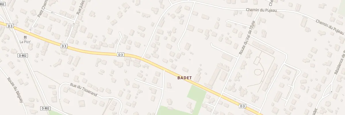 Plan du 1 Res Allee de Badet à Salles
