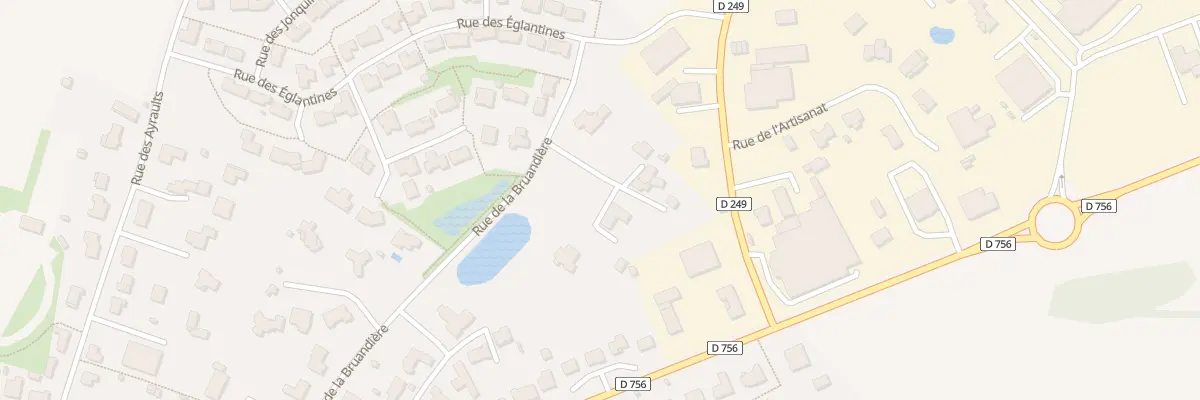 Plan du 1 All de la Pierre Blanche à Beaupréau-en-Mauges