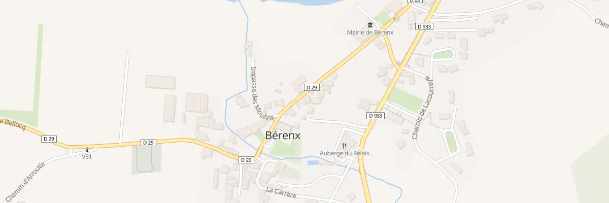 Plan du 17 Rue de l’Eglise à Bérenx