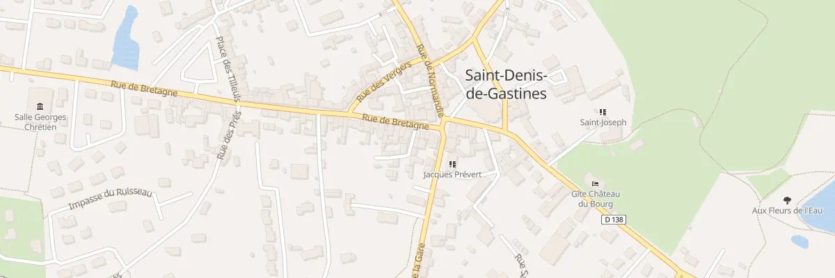 Plan du 8 Rue de Bretagne à Saint-Denis-de-Gastines
