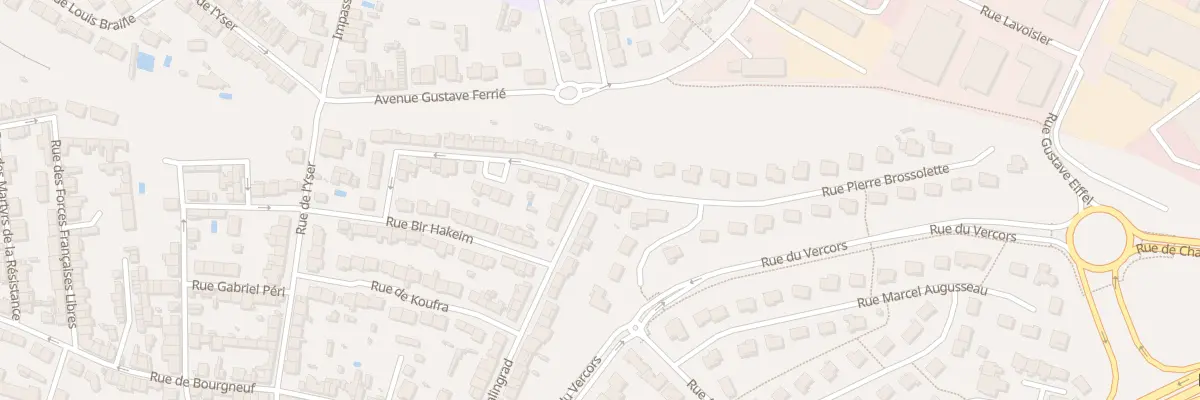 Plan du 32 Rue Pierre Brossolette à Cholet