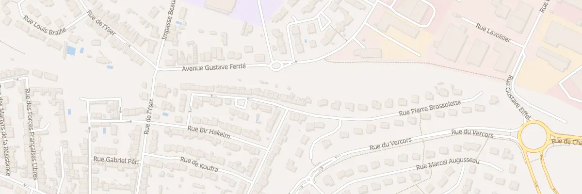 Plan du 37 Rue Pierre Brossolette à Cholet