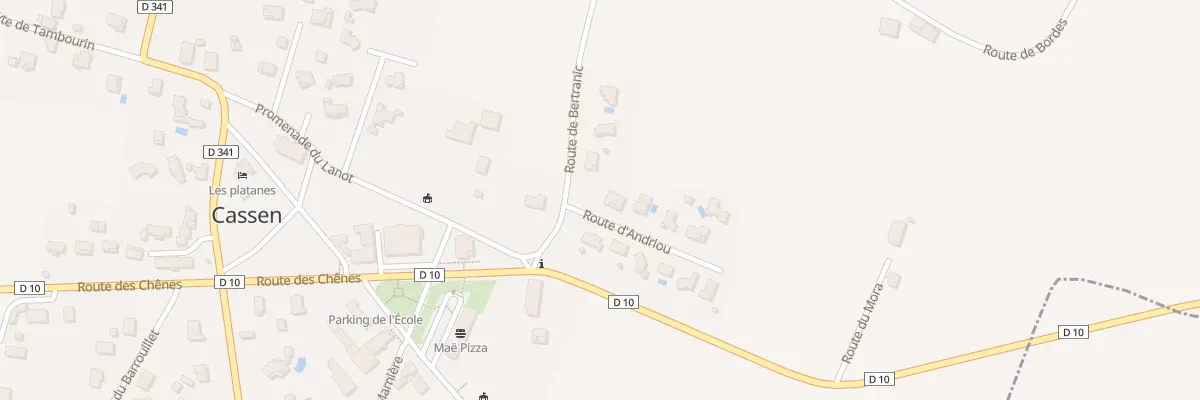 Plan du 47 Rte d’Andriou à Cassen
