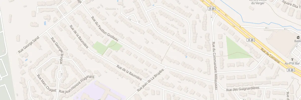 Plan du 55 Rue Pavillon Grolleau à Cholet