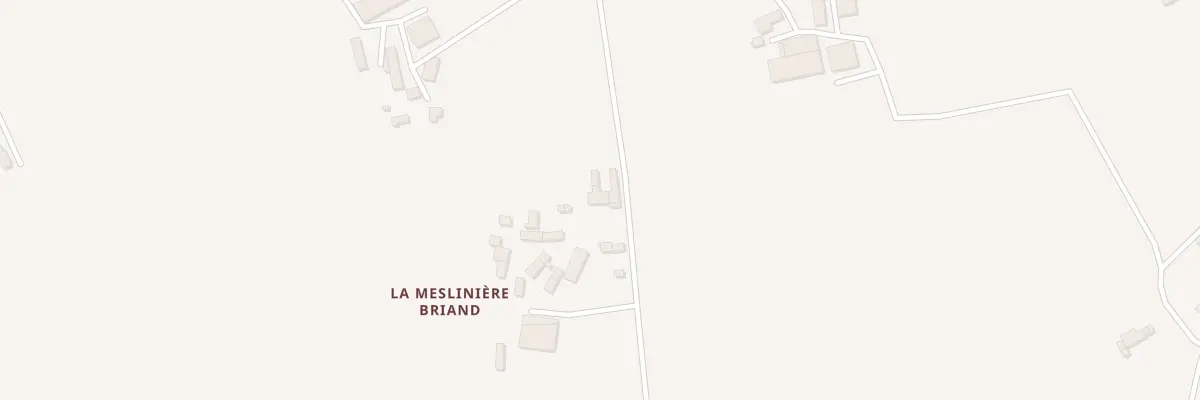 Plan du 3 La Mesliniere Briand à Hercé