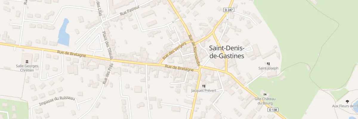Plan du 5 Rue de Bretagne à Saint-Denis-de-Gastines