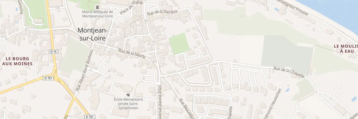 Plan du 5 Rue de la Chapelle (Montjean ) à Mauges-sur-Loire