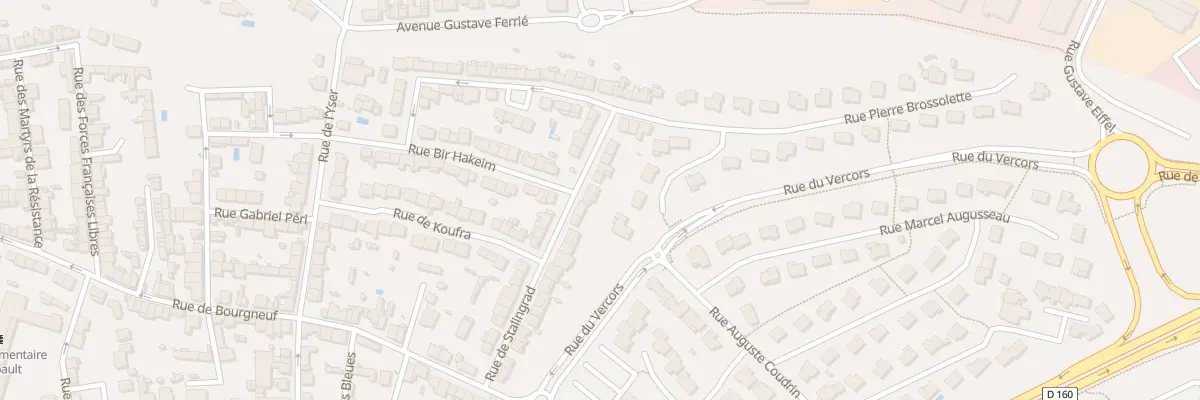 Plan du 30 Rue de Stalingrad à Cholet