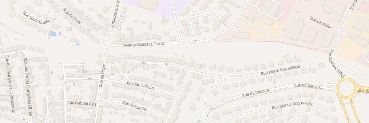 Plan du 33 Rue Pierre Brossolette à Cholet