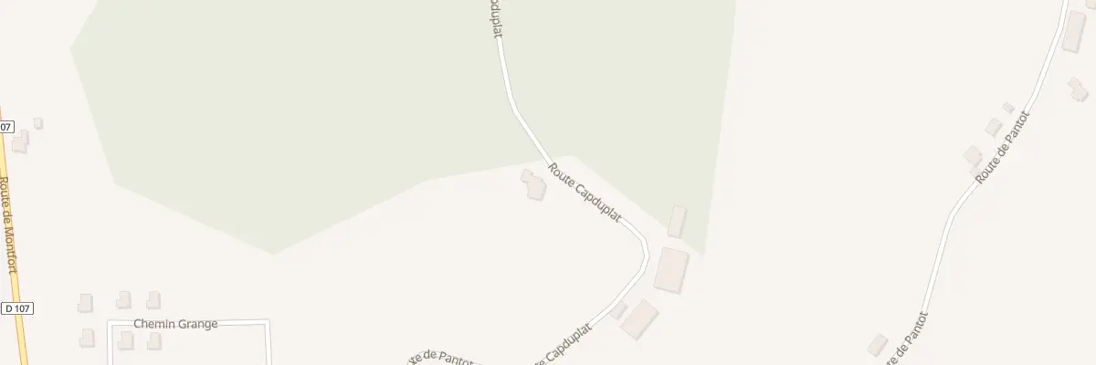 Plan du 287 Rte de Capduplat à Poyartin