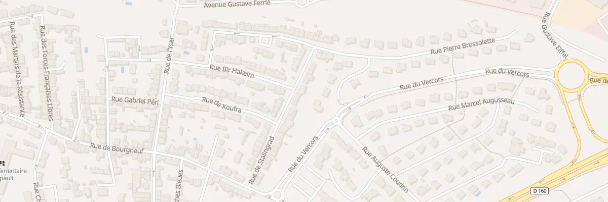 Plan du 28 Rue de Stalingrad à Cholet