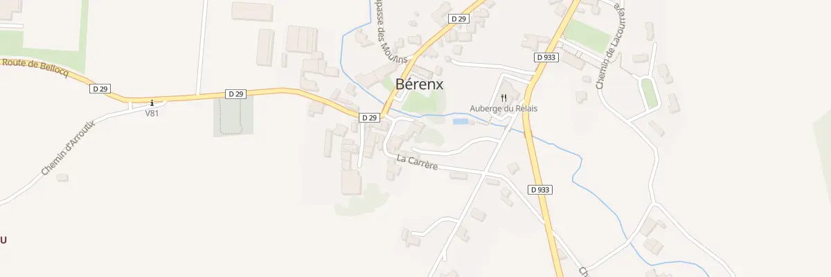 Plan du 65 Che de Quidel à Bérenx