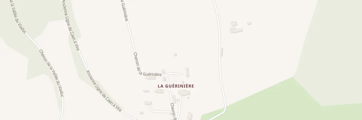 Plan du 10 Che de la Gueriniere Carville à Souleuvre en Bocage