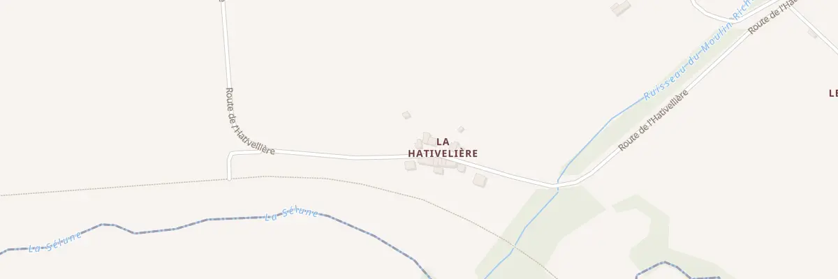 Plan du 5337 La Hativelliere à Barenton