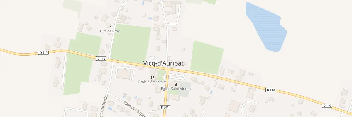 Plan du 880 Rte de la Vallée d’Aure à Vicq-d’Auribat