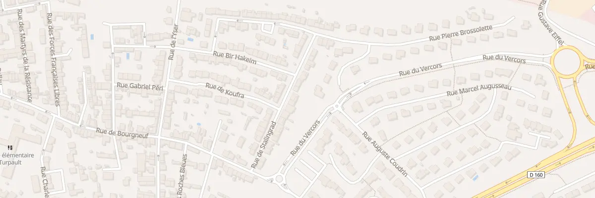 Plan du 24 Rue de Stalingrad à Cholet