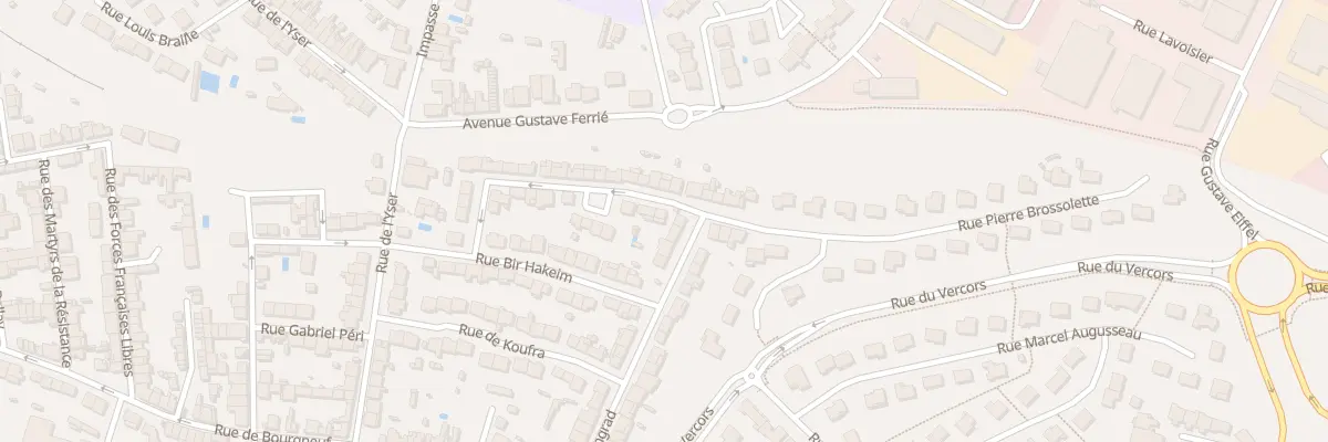 Plan du 30 Rue Pierre Brossolette à Cholet