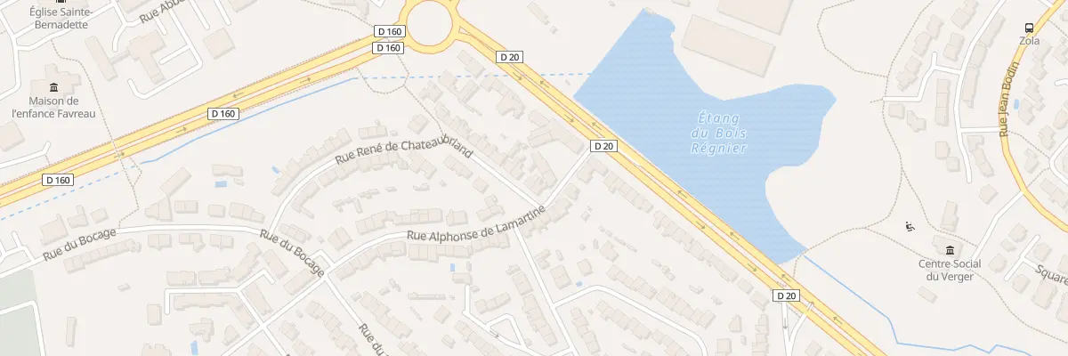 Plan du 4 Rue Rene de Chateaubriand à Cholet
