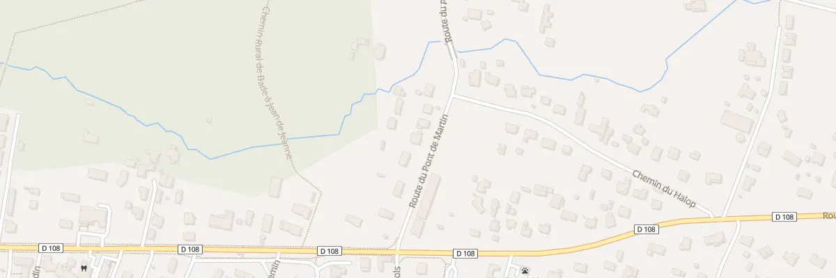 Plan du 6 Rte du Pont de Martin à Salles