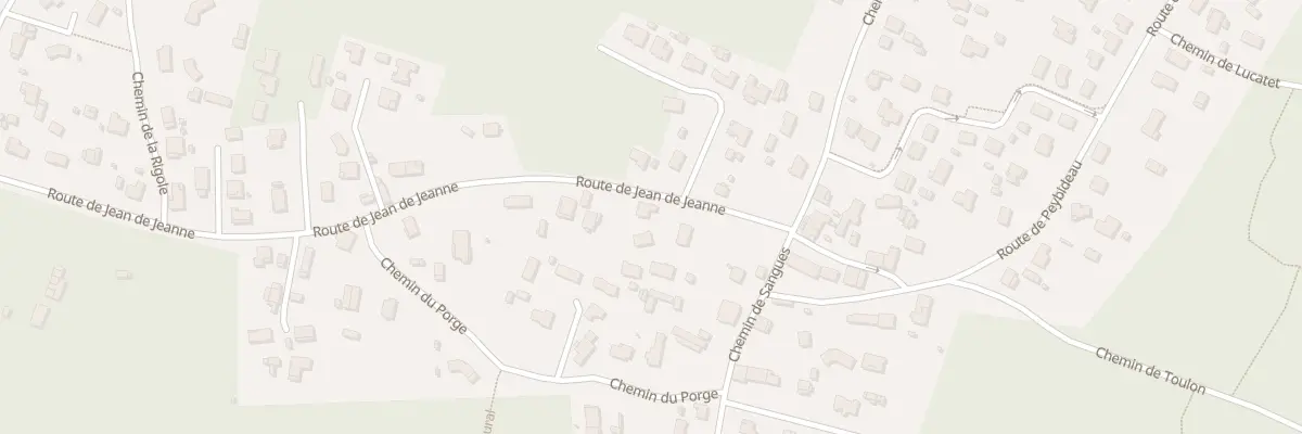 Plan du 8 Rte de Jean de Jeanne à Salles