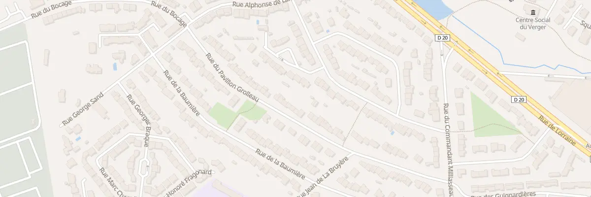 Plan du 43 Rue Pavillon Grolleau à Cholet