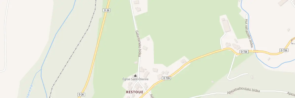 Plan du 150 Galanteneko bidea à Laguinge-Restoue