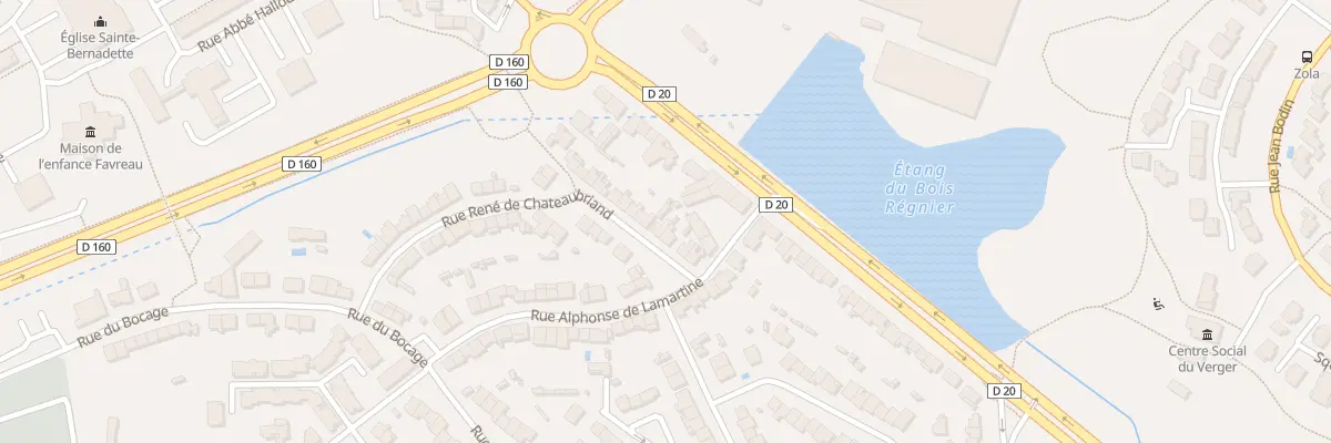 Plan du 8 Rue Rene de Chateaubriand à Cholet