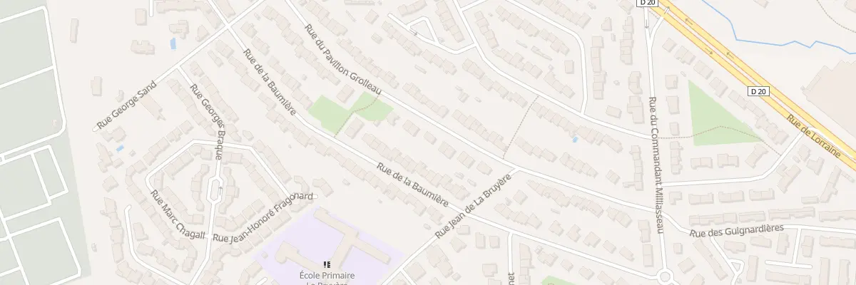 Plan du 40 Rue Pavillon Grolleau à Cholet
