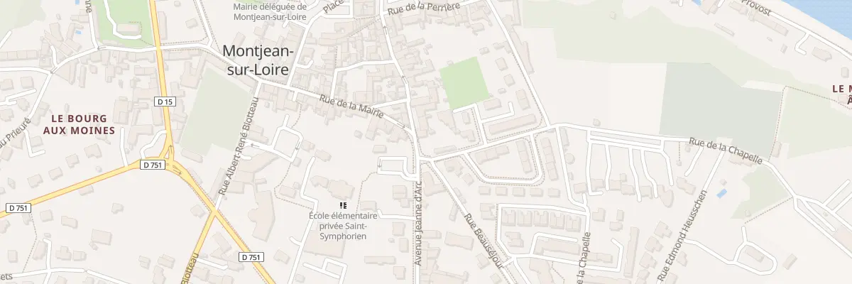 Plan du 1 Rue de la Chapelle (Montjean ) à Mauges-sur-Loire