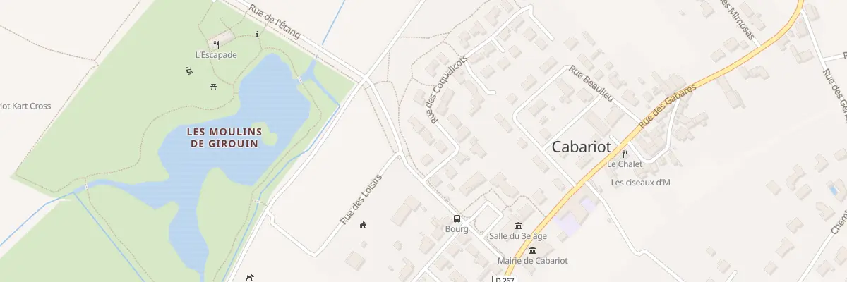 Plan du 6 Rue des Coquelicots à Cabariot
