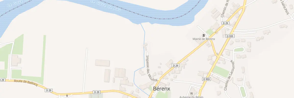 Plan du 3 Imp des Moulins à Bérenx