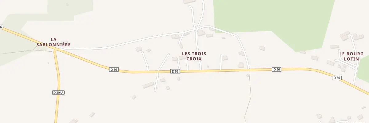 Plan du 20 Rte de la Sablonniere - Carvil à Souleuvre en Bocage