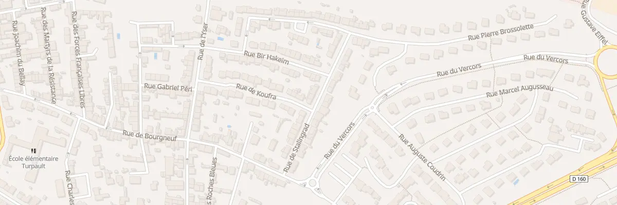 Plan du 17 Rue de Stalingrad à Cholet