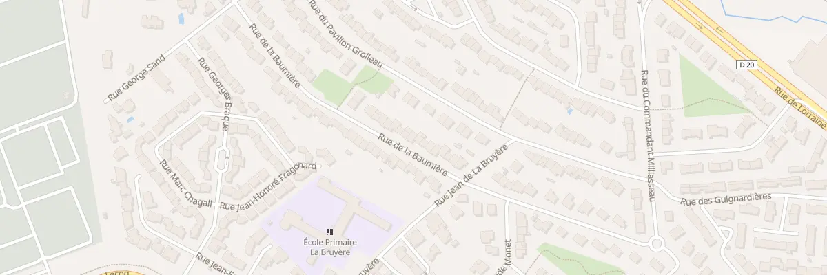 Plan du 39 Rue de la Baumière à Cholet