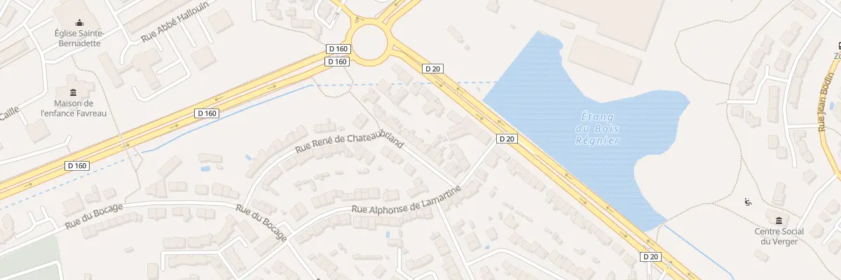 Plan du 12 Rue Rene de Chateaubriand à Cholet