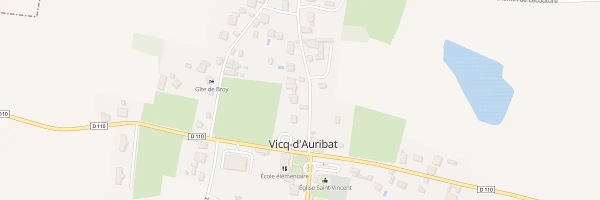 Plan du 91 Rte de l’Adour à Vicq-d’Auribat