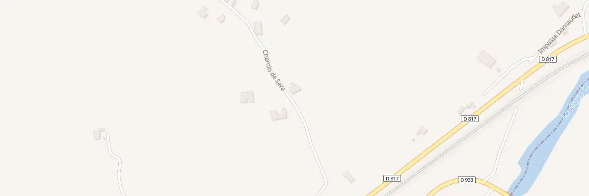Plan du 232 Che Sere à Baigts-de-Béarn