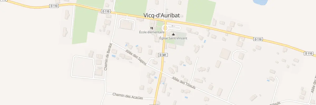 Plan du 110 Rte des Côteaux à Vicq-d’Auribat