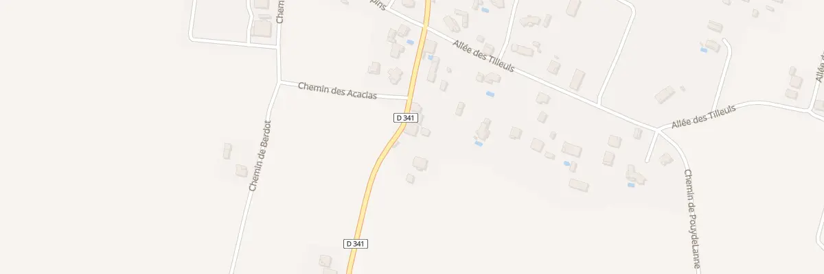 Plan du 329 Rte des Côteaux à Vicq-d’Auribat