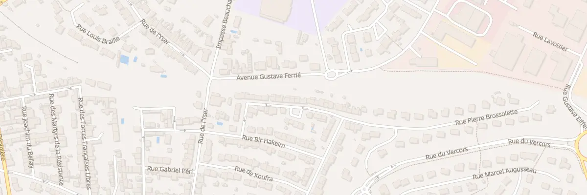 Plan du 19 Rue Pierre Brossolette à Cholet
