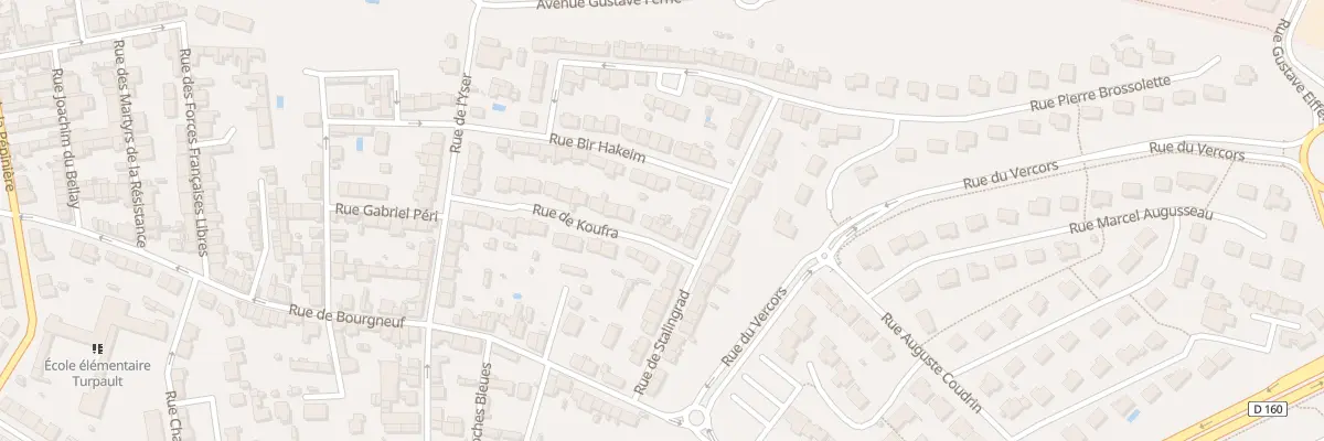 Plan du 6 Rue de Koufra à Cholet