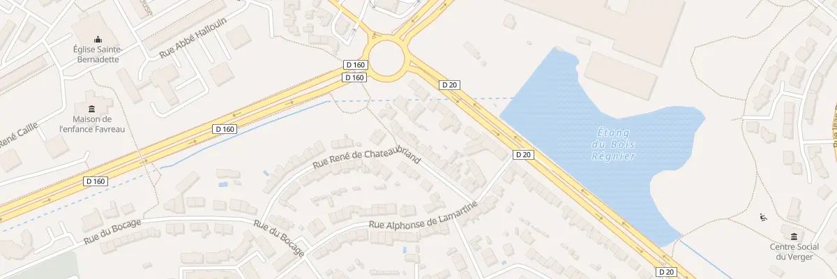 Plan du 18 Rue Rene de Chateaubriand à Cholet