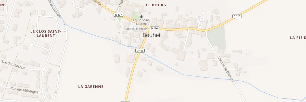Plan du 5 Rue du Bief à Bouhet