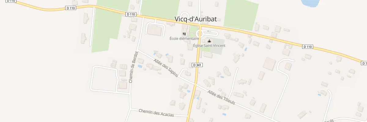 Plan du 56 All des Sapins à Vicq-d’Auribat