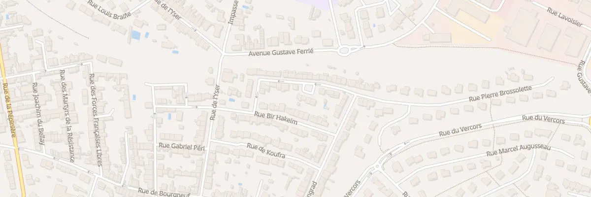 Plan du 18 Rue Pierre Brossolette à Cholet